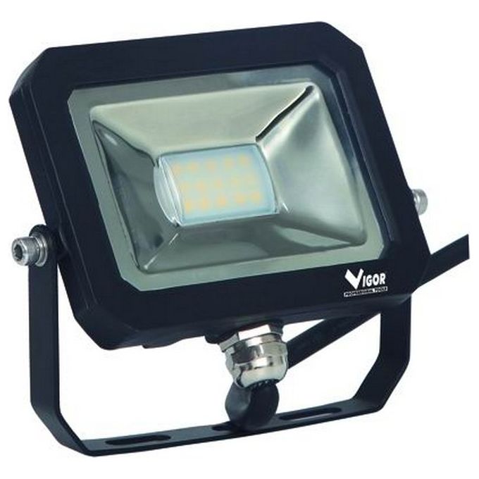 Vigor 34784-10 Lumy Faro Proiettore LED 10W 850lm IP65 Classe A Luce Bianca 4000K colore Nero