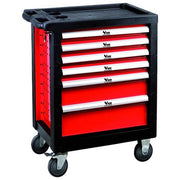 Vigor Blinky Carrello Portautensili Big Vuoto 6 Cassetti Acciaio Verniciato 4 Ruote con Freno 77x46x89 cm