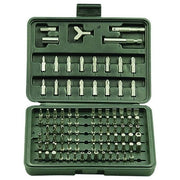 Vigor 38472-10 Inserti per Avvitatori CRV Set 100 Pezzi Phillips Taglio Hex Torx Clutch Triwing Pozi