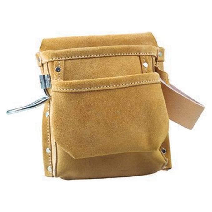 Vigor Blinky 40570-10 Mexico Borsa Carpentiere in Vera Pelle 1 Tasca Grande 1 Tasca Media 2 Portamartelli Portamatite