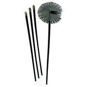 Vigor 40840-20 Vigor Blinky Kit Spazzacamino 6 Canne da 140 cm Diametro 200 mm colore Nero