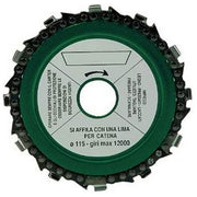 Dischi a Corona per Legno con Catena Motosega mm. 115