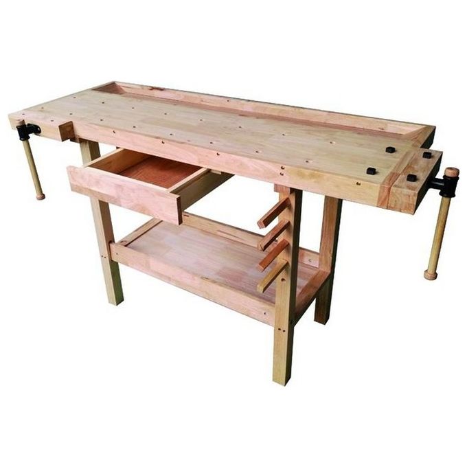 Vigor Banco Da Lavoro Legno Classic Legno 149X62X86H