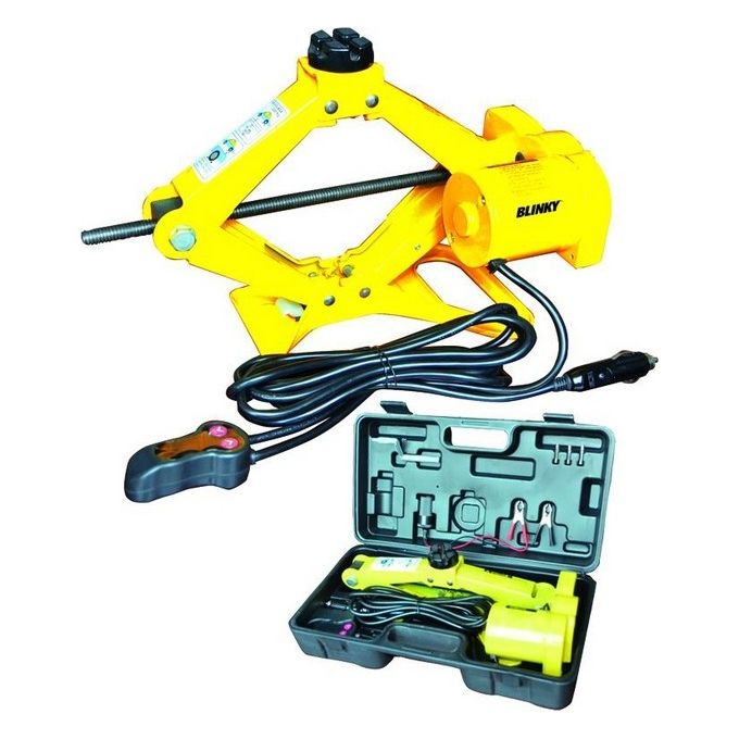 Blinky ZF-2T Cricco Elettrico per Auto 12V 2 Tonnellate 150W Sollevamento 125 350 mm