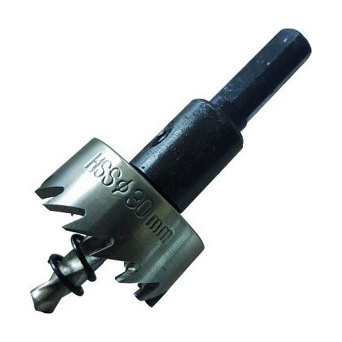Vigor Fresa a Tazza HSS con Gambo e Punta Centrale Diametro 36 mm Acciaio ad Alta Velocita' per Metalli