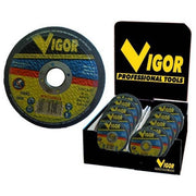 Vigor-Blinky  Mole Abrasive Vigor Expositor Diametro 115 mm Spessore 1 mm e 1,6 mm colore Nero