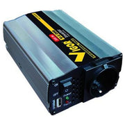 Vigor V-I-300 Inverter 300 W Tensione Ingresso 12V DC Uscita 230V AC con USB 5V Cavo Accendisigari