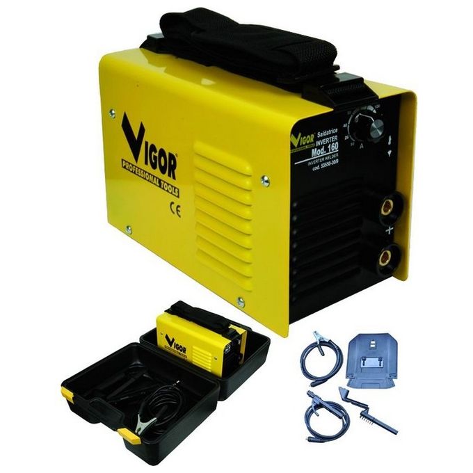 Vigor-Blinky Saldatrici Vigor Inverter 160 Unita' Professionale per Fai da Te e Saldatura Efficiente