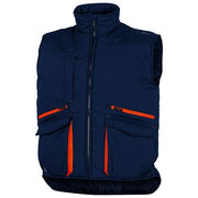Deltaplus 5427422 Sierra 2 Gilet Imbottito Multitasche 65% Poliestere 35% Cotone 9 Tasche Taglia L colore Blu Arancio