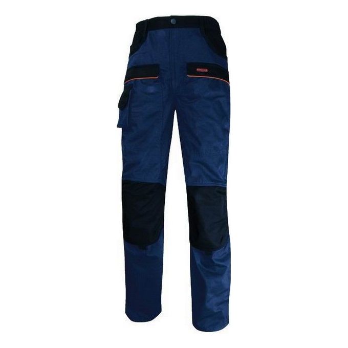 Deltaplus 5427715 M2-Corporate Mcpan Pantaloni da lavoro 9 tasche ginocchia preformate rinforzo sedere colore Blu-Nero