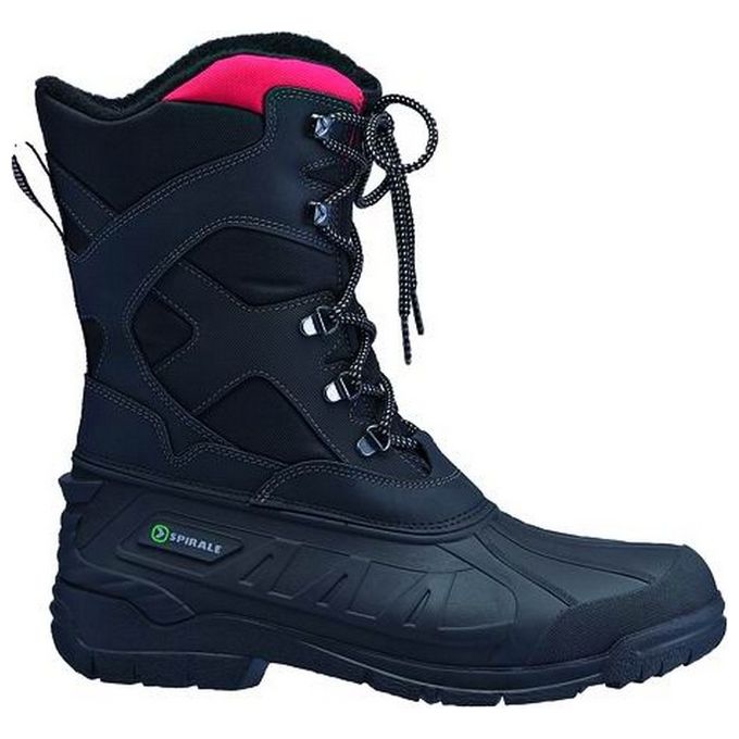 Vigor 5434246 Stivali Canadesi Invernali Tefaprene Idrorepellente Imbottitura in Poliestere Suola Antiscivolo Autopulente Flessibile fino a -30°C colore Nero