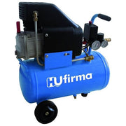 Hufirma Compressore 230V Hucaf-24L 1 con Direttore 2Hp Capacita' 24 Litri per Fai da Te e Giardinaggio