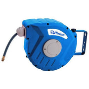 Hu-firma Avvolgitubo Automatico a Parete Aria Compressa 9 m Tubo Collegamento 1 m Diametro 10 mm Pressione Max 12 Bar Riavvolgimento a Molla