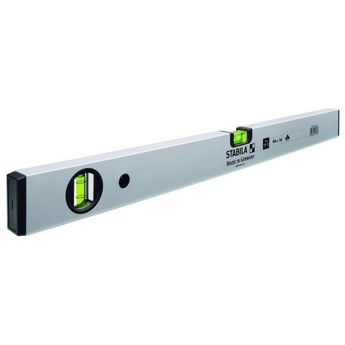 STABILA 5914015 70E Livella 2 Bolle 1500 mm Precisione 0.5 mm-m colore Argento