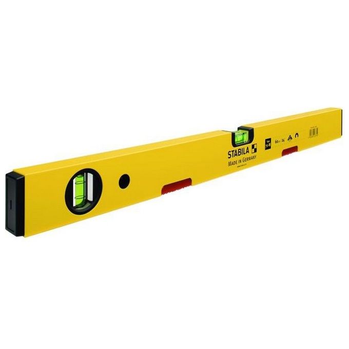 STABILA 02872 70M Livella Magnetica a Bolla 2 Fiale Alluminio 400 mm colore Giallo