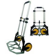 Vigor-blinky 5970720 Ulisse Carrello Portatutto Pieghevole Alluminio Portata 70 Kg Ruote Gommate 17 cm