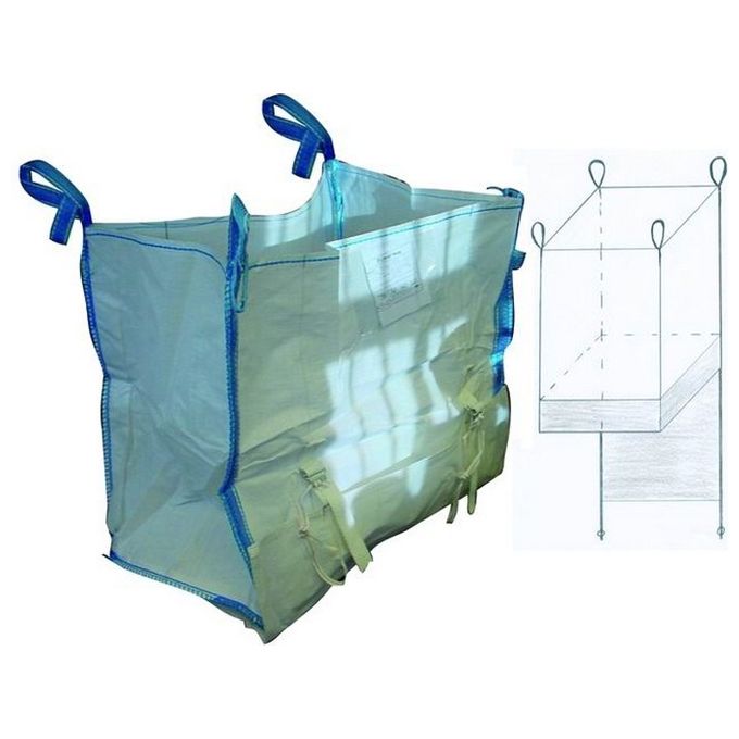 VIGOR-BLINKY 5976515 Sacchi per Detriti Svuotamento Totale 1000 litri 1500 Kg polipropilene 90x90x120 cm