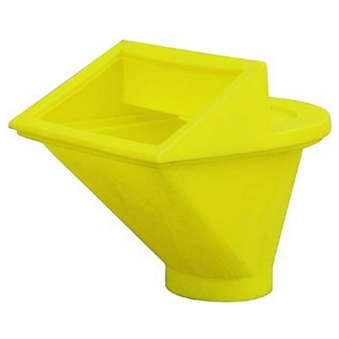 Vigor-Blinky 59774-10 Tramoggia per Convogliatori in Polietilene a Doppia Bocca colore Giallo