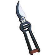 Due Buoi 1620 Forbici da Vigna Professionali in Acciaio Forgiato a Caldo Lama Temperata Chiusura in Cuoio 23 cm colore Nero
