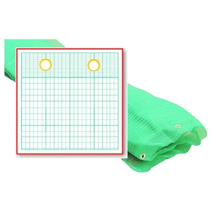 BLINKY 71018 Rete per Ponteggi Occhiellata in PEHD 25 m x 180 cm con Occhielli Metallici ogni 60 cm colore Verde