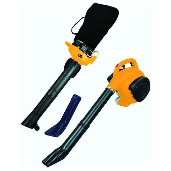 Vigor Aspiratore-Soffiatore Da Giardino Vas-32 Potente Motore 2T 32cc Biotrituratore Autonomo Per Giardini e Terrazzi