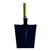 Vigor 7213010 Badile per Giardino Punta Quadra Manico in Legno 130 cm colore Nero