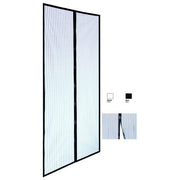 Blinky 74620 Zanzariera a Strisce Magnetiche 2 Bandelle 100x220 cm Fissaggio Biadesivo colore Bianco
