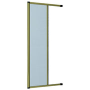 Hu Firma FER0075 Zanzariera a rullo in alluminio con movimento orizzontale riducibile a misura rete in fibra di vetro diametro rullo 39 mm UNI EN13561 colore Bronzato