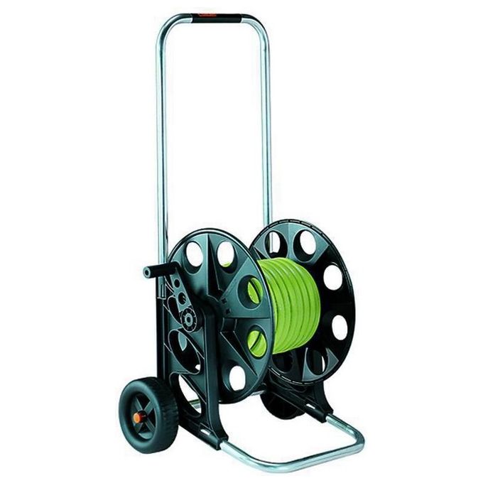 Claber 8994 FullKit Carrello Avvolgitubo con Tubo 20 Metri 5-8'' e Accessori colore Nero