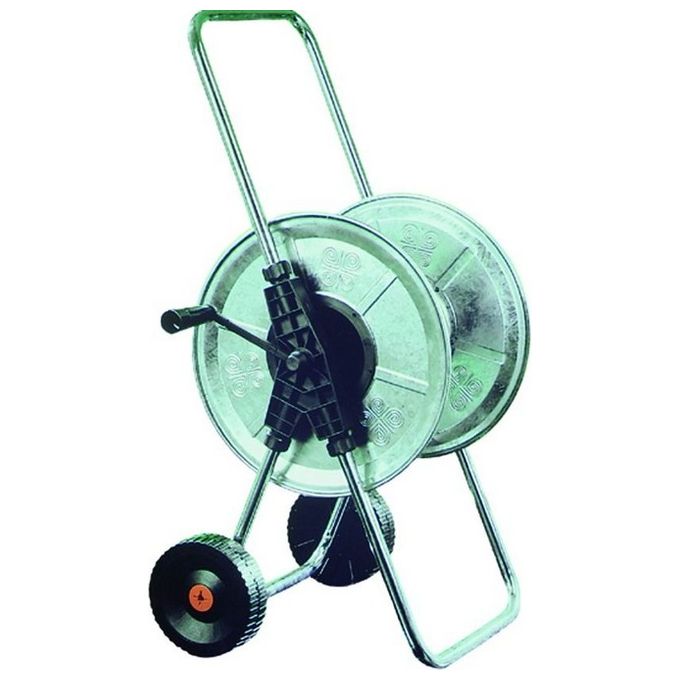 Argati 77322-10 Babycar Carrello Avvolgitubo 50 m 1-2'' Acciaio Zincato Assemblaggio Senza Utensili colore Nero