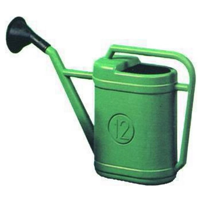 Vigor Blinky 728400 Annaffiatoio Ovale in Plastica 12 L con Doccetta colore Verde