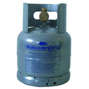 Eurocamping BB01 Bombola GPL Vuota Propano 1 Kg Attacco W20x1-14 SX Maschio Verticale T-PED colore Arancione