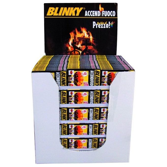 BLINKY 8011779357495 Blinky Accendifuoco -Lite Pall-Box 270 Cubo con 48 Cubetti Accendifuoco inclusi colore Nero