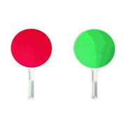 DBverona Paletta Moviere Rifrangente Bifacciale disco 30 cm manico 23 cm colore Rosso Verde