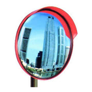 Vigor 798050 Specchio Parabolico Infrangibile con Visiera Diametro 50 cm Attacchi Universali Palo 60 mm