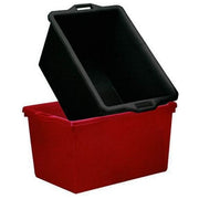 Vigor Blinky Cesta Rettangolare Asti 65 Lt 65x42x33 cm Impilabile HDPE colore Nero