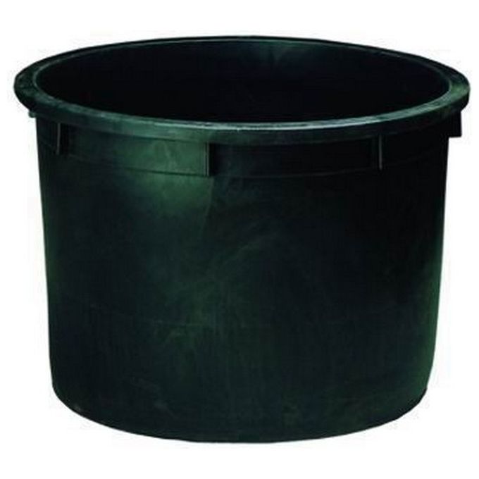VIGOR-BLINKY Mastelloni Rotondi Neri senza Maniglie Lt.500 D.104x82 H per Giardinaggio e Contenitori da Giardino
