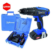 Hu-firma HU-T20P-LI Trapano Avvitatore a Percussione 20V 1,5Ah Litio 2 Batterie 35 Nm Mandrino 13 mm Valigetta 13 Accessori