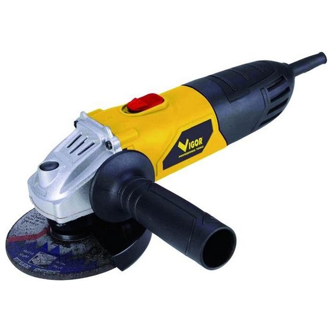 Vigor VSM 115 Smerigliatrice Angolare 900 W 11000 rpm disco 115 mm attacco M14 in valigetta
