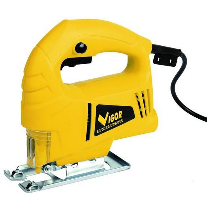 Vigor 90230-05 VST-40E Seghetto Alternativo 400 W 230-240 V 50 Hz 3000 g-min taglio legno 55 mm plastica 55 mm acciaio 6 mm colore Rosso e Nero