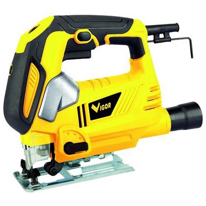 Vigor VST-80E Seghetto Alternativo 810 W con Guida Laser e Sgancio Rapido Inclinazione 45° colore Nero