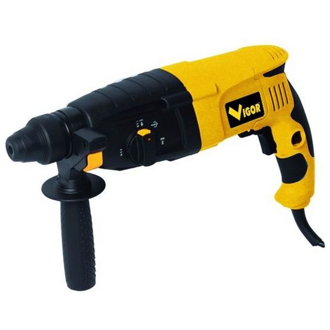 Vigor VBH-26 Tassellatore SDS-Plus 800W 3J 26mm 0-4000 colpi-min Rotostop con Valigetta e Accessori