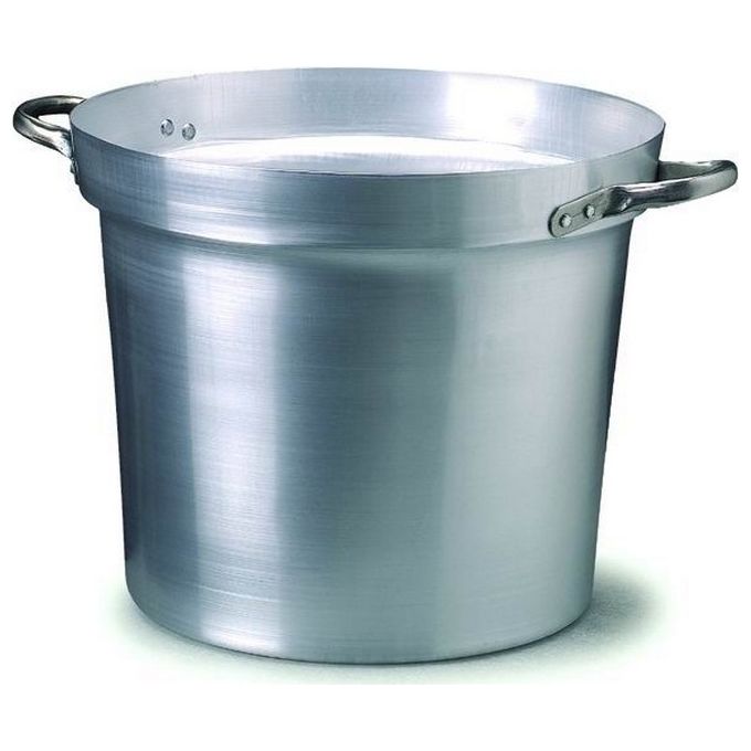 Pentoloni Alluminio per Salse Bordo H.cm.33 Lt. 35 Diametro cm. 45