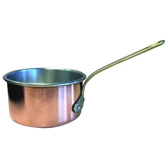 BLINKY 9407622 Casseruola in Rame Stagnato Diametro 22 cm Altezza 9 cm 1 Manico Senza Coperchio colore Rame