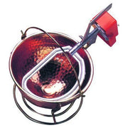 Vigor 10LT Vigor Blinky Paiolo Elettrico in Rame con Mescolatore 24 W 220 V per Polenta e Risotti colore Marrone