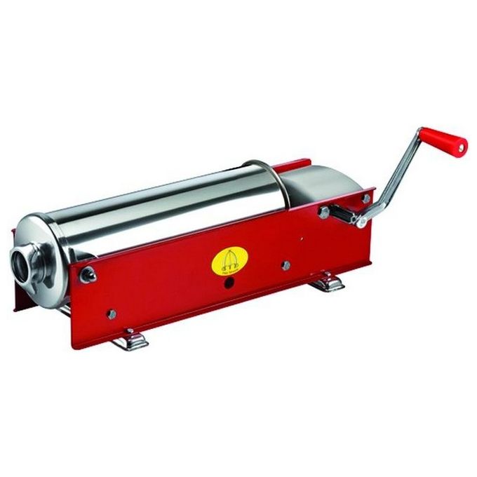 Facem 9560010 Insaccatrice a Mano Tre-Spade Cilindro Acciaio Inox AISI 304 con Imbuti 10 20 30 40 mm Capacita' 7 L colore Acciaio