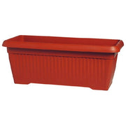 Vigor 105448 Fioriera Balconetta Rettangolare Similcotto 100x43x35H colore Terracotta