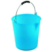 Ecoplast S12 Secchio in Plastica con Becco Graduato e Manico Ergonomico 12 Lt Made in Italy colore Azzurro