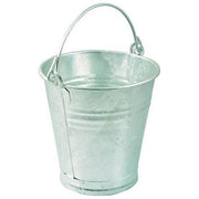 VIGOR-BLINKY 9704807 Secchio Lamiera Zincata Contenitore da Giardino 24 cm 7 lt colore Argento