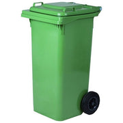 Bidoni Immondizia Differenziata Verde con Coperchio Lt. 120